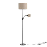 Floor Standing Lamp with Adjustable Head Light