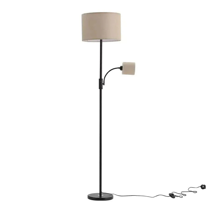 Floor Standing Lamp with Adjustable Head Light
