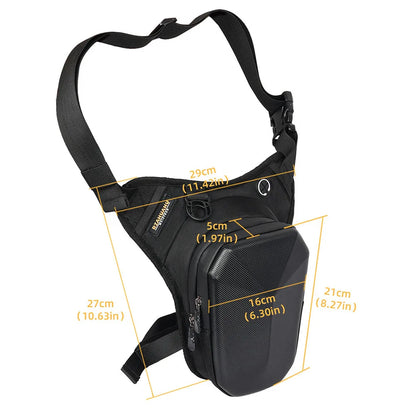 Hard shell sports waist bag