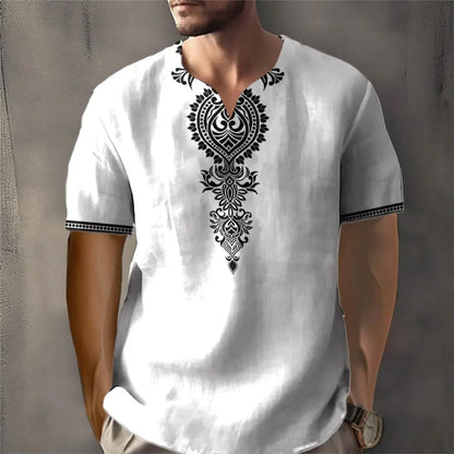 Fashion african dashiki men's culture t-shirt