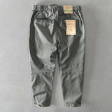 Cotton Solid Color Loose Pants