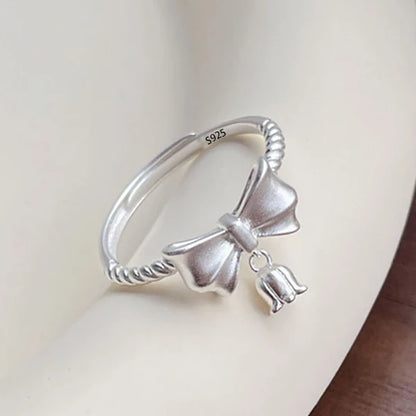 925 Sterling Silver Flower Ring