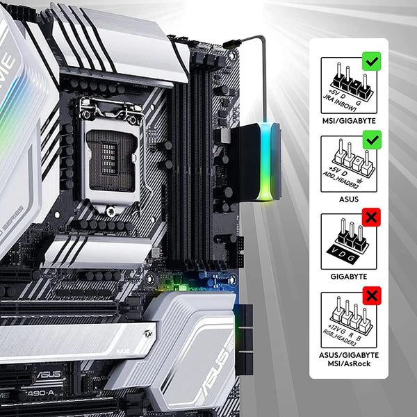 ATX 24-pin 90 Degree Power Connector
