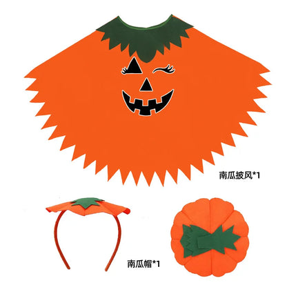 Luminous Pumpkin Cape Halloween Costumes