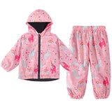 Unicorn Raincoat Jacket + Pants Set for Kids