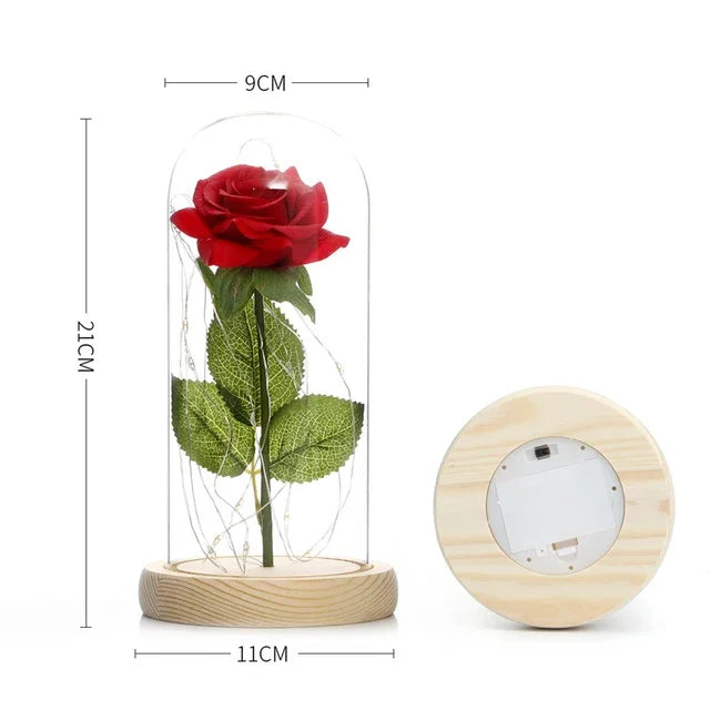 Led rose artificial flowers