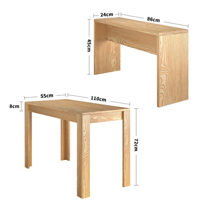 Modern dining table and benches set