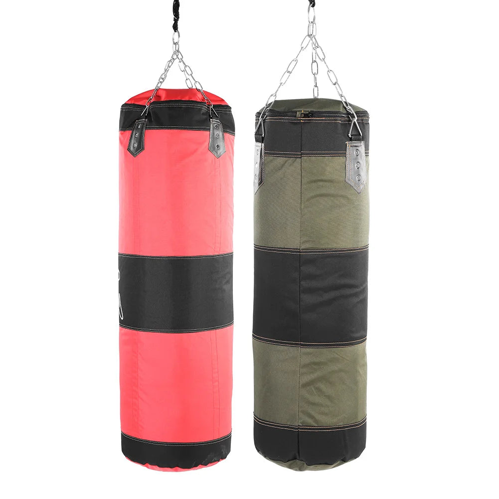 Empty training boxing hook sandbag