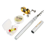 Mini Telescopic Portable Pocket Pen Fishing Rod Pole