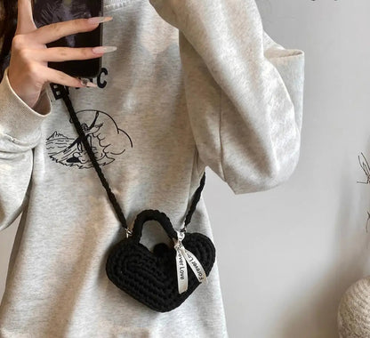Handmade crochet small handbag