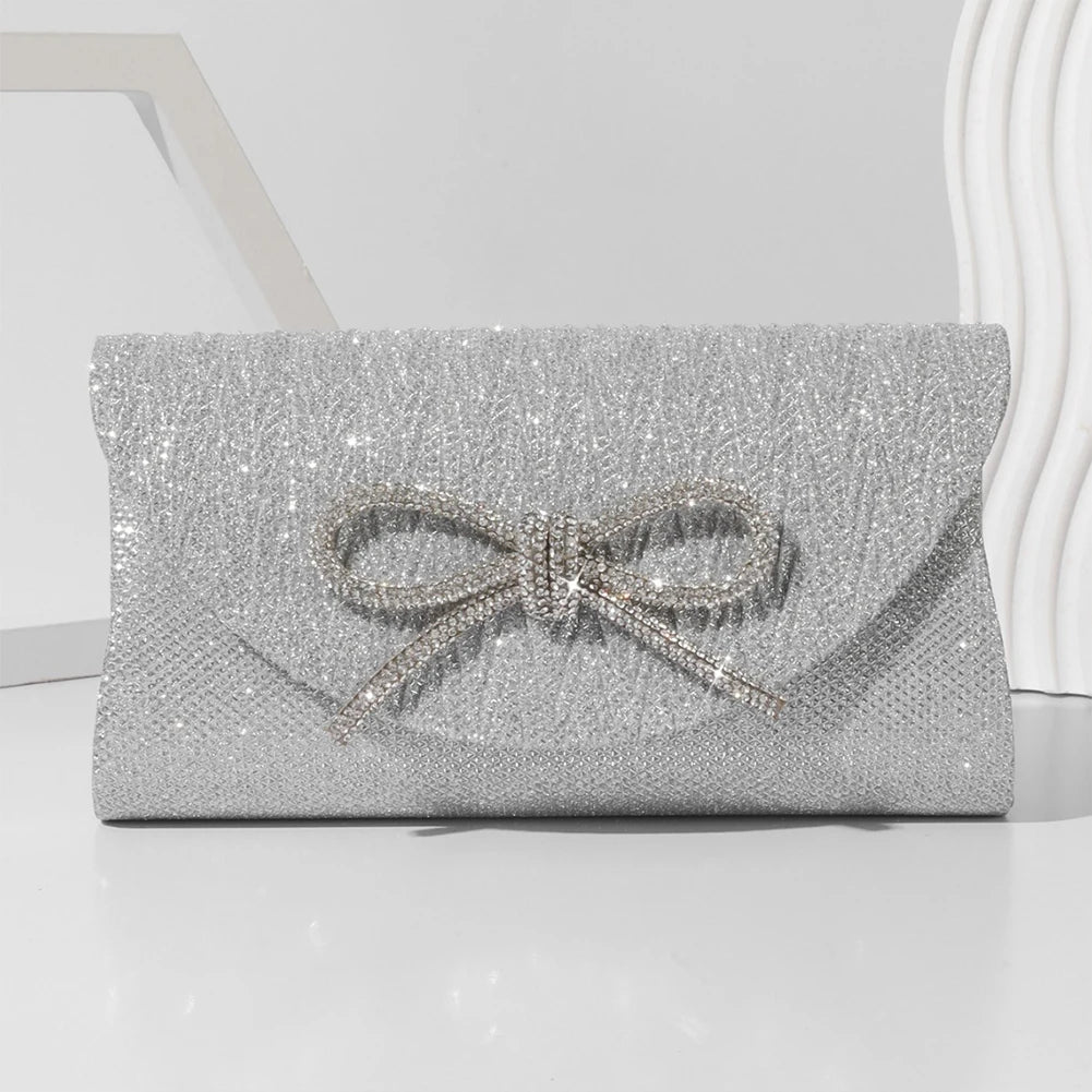 Classic rhinestone evening bag for women