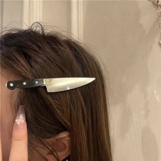 Creative Gothic Emulation Knife Hair Clips