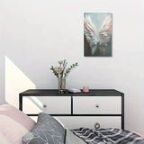 Canvas Painting with Wooden Frame Wall Art