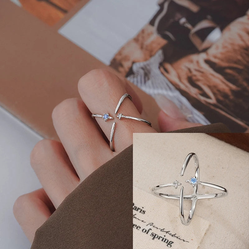 925 Sterling Silver Flower Ring