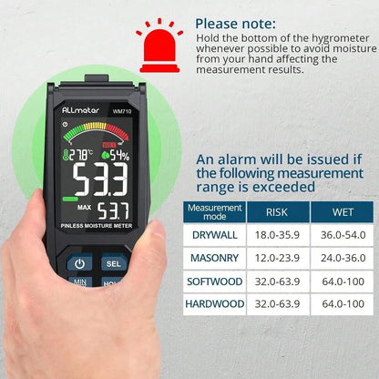 20mm analysis depth wood moisture meter