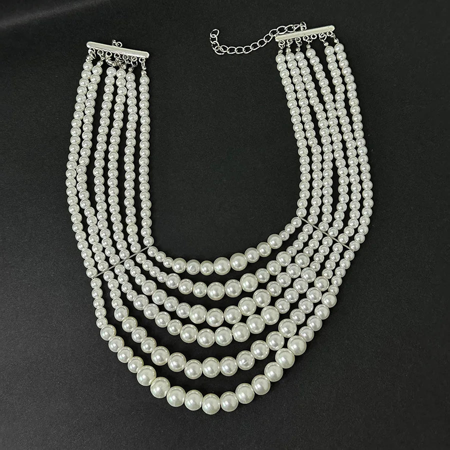 Light Luxury Multi-layer Pearl Necklace