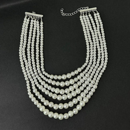 Light Luxury Multi-layer Pearl Necklace