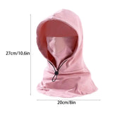 Winter Bike Hooded Mask With Neck Warmer