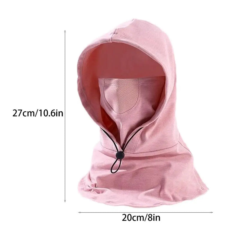 Winter Bike Hooded Mask With Neck Warmer