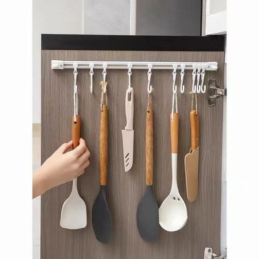 Kitchen row slide type hook