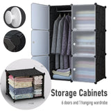 High Capacity Partition Dustproof Wardrobe