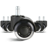 2/3 inch Set of 5 Office Chair Wheels Replacement
