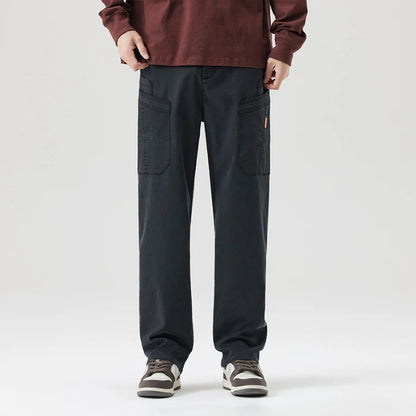 Men's relaxed fit stretch cargo pants