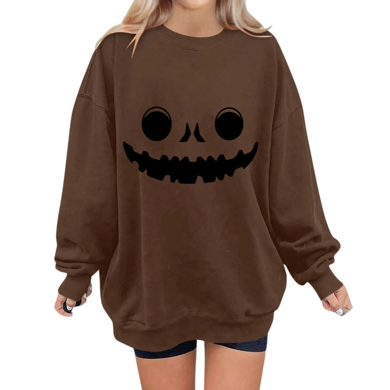 Fashion Retro 3d Printed Halloween Sweatshirt