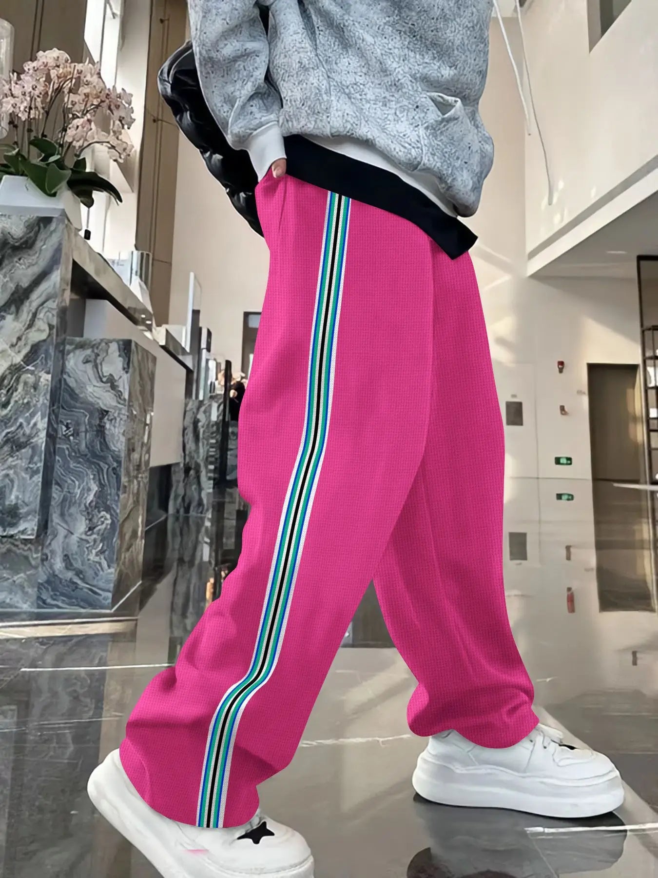 Fashion casual striped sweatpants