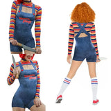 Chucky Doll Cosplay Costume Set