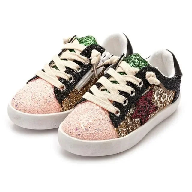 Fashion Glitter Star Kid's Sneakers