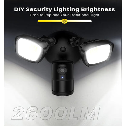 2k wired home smart security camera