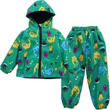 Unicorn Raincoat Jacket + Pants Set for Kids