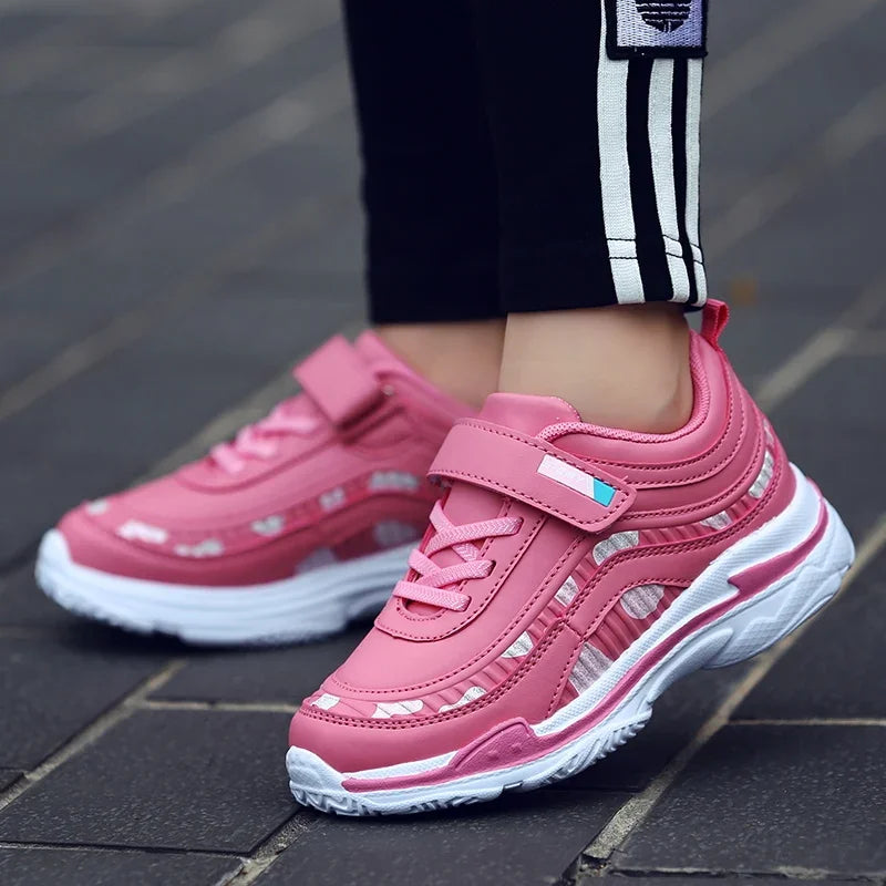 Fashion Leather Baby Girls Sneakers