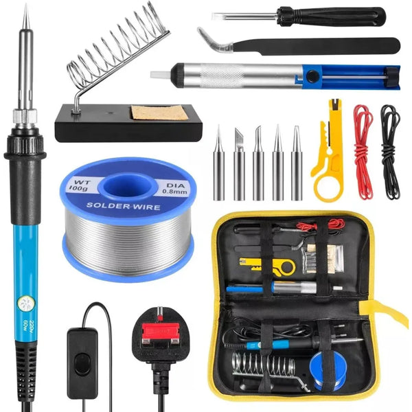 Adjustable Temperature Electronic Soldering Tool Kit