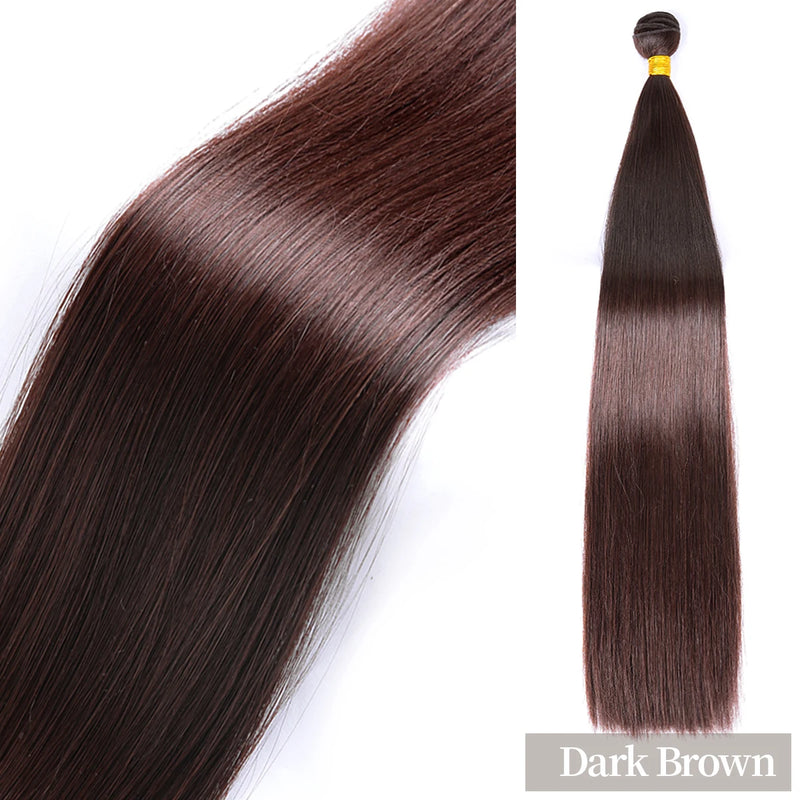 Heat Resistant Fiber Hair Weaving Synthetic Straight Hair