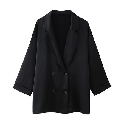 Women's double breasted jacket & pants set