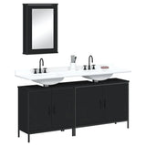3-Piece Engineered Wood Bathroom Furniture Set