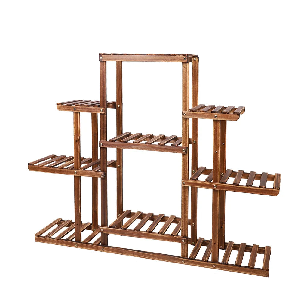 Garden display ladder pot holder