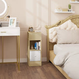 2PCS/SET Narrow Bedside Table Nightstand