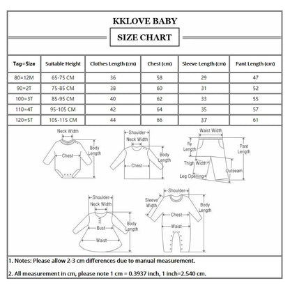 Autumn cotton toddler clothing set