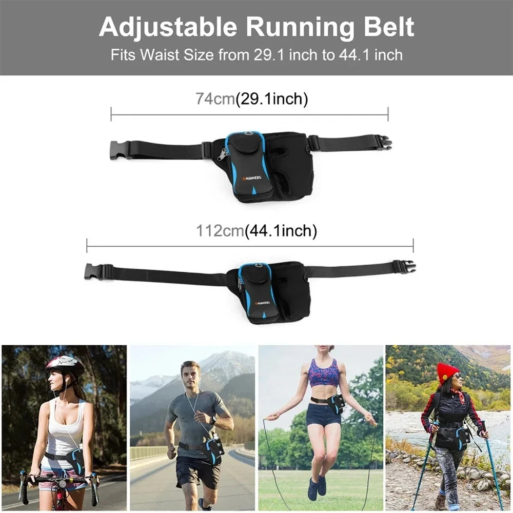 Waterproof sports waist phone bag