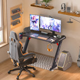 Extra Large Dynamic RGB LED Lights Gaming Desk