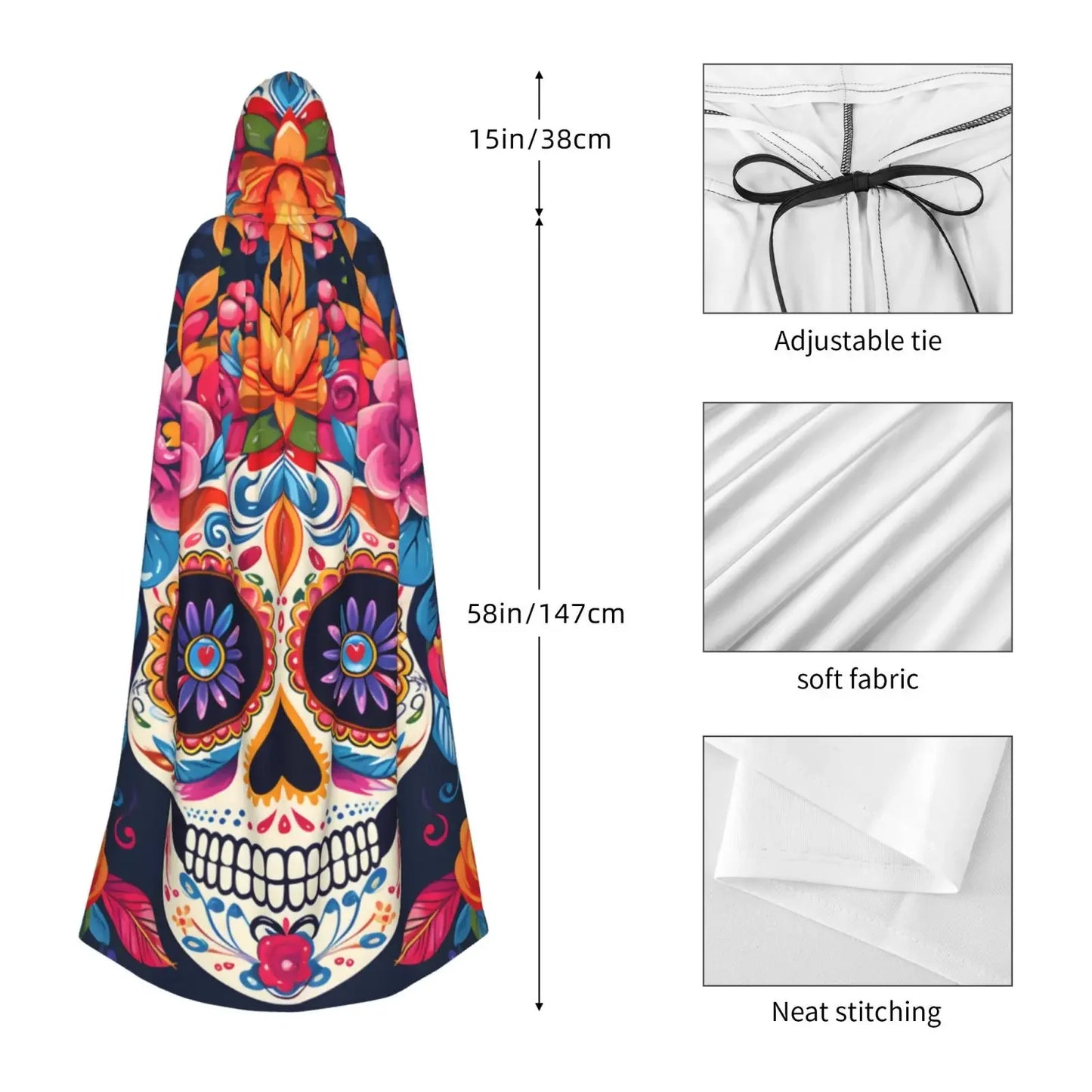 Adult Unisex Halloween Cosplay Cape