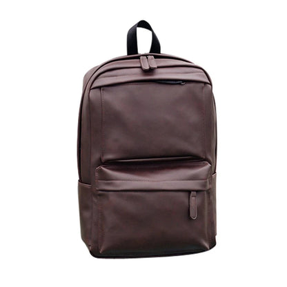 Pu leather large capacity backpack
