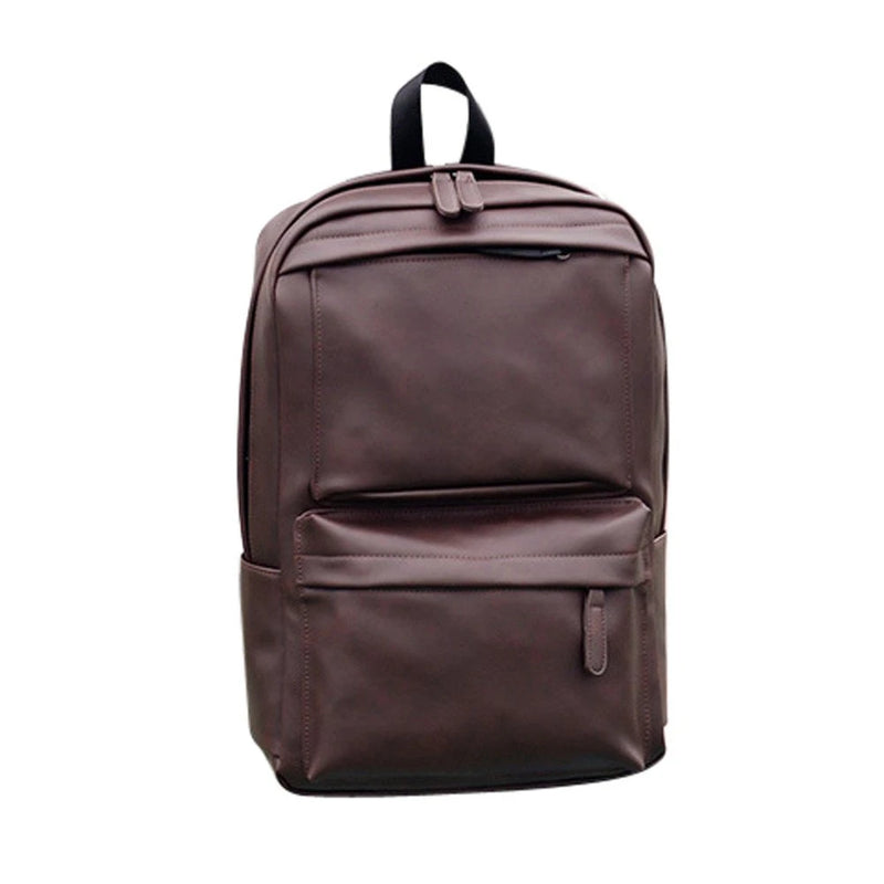 PU Leather Large Capacity Backpack