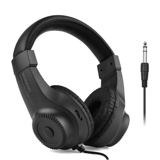 Wired stereo monitor headphones