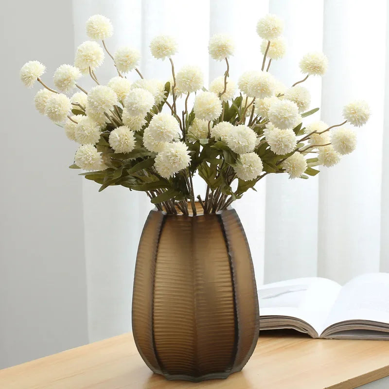 Silk dandelion artificial flower bouquet