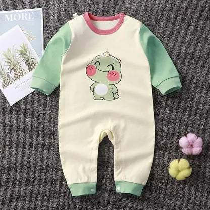 Newborn cotton cartoon unisex jumpsuit