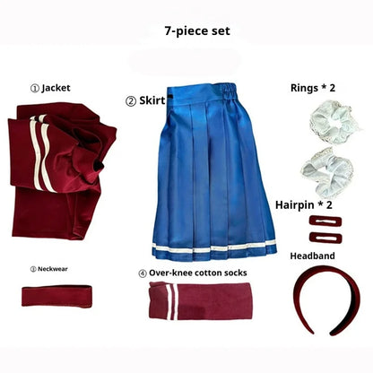 Anime horror game miside cosplay outfit